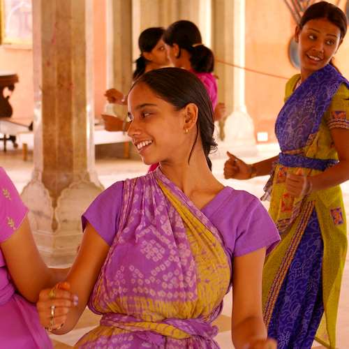 Dansende Meisjes Agra India